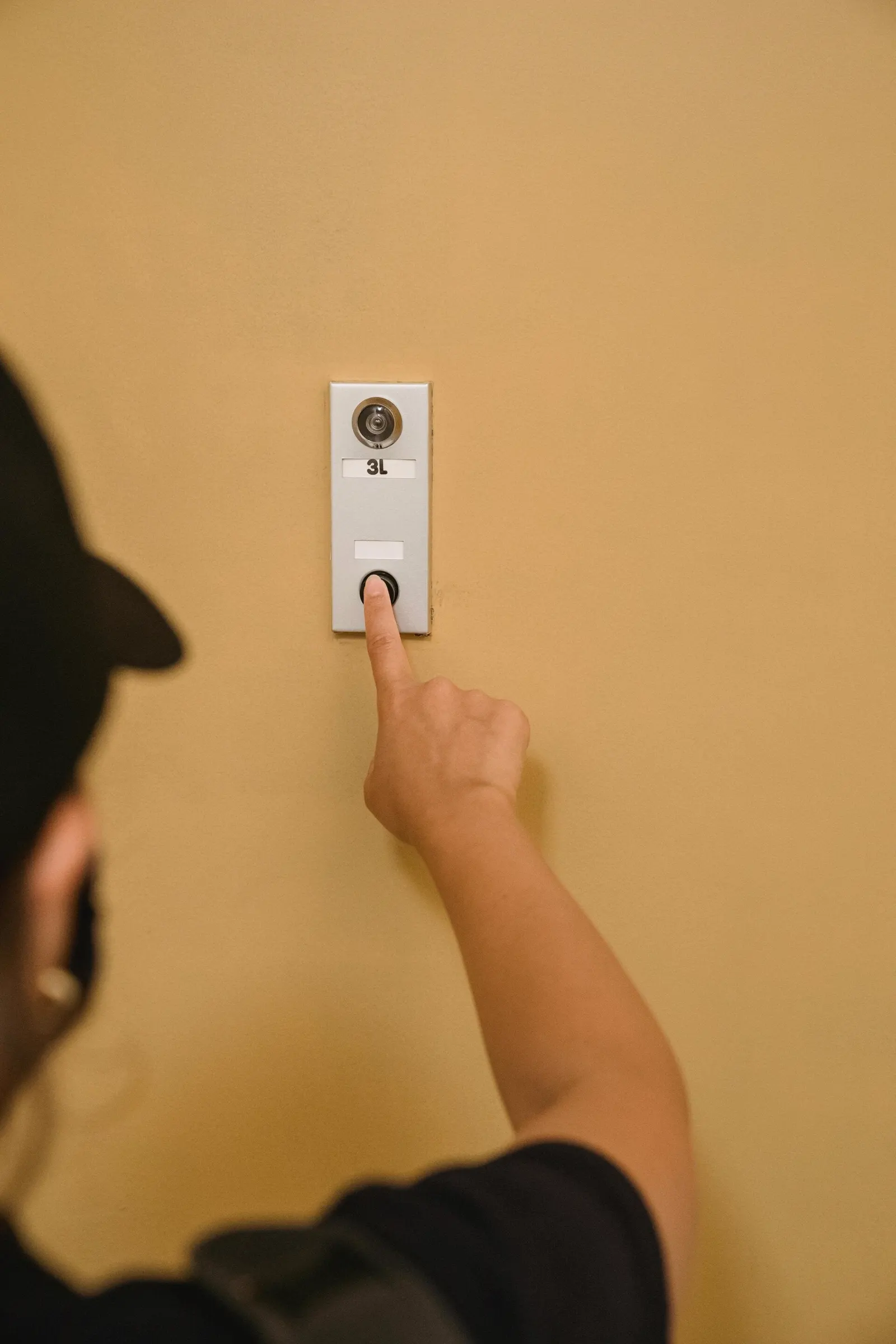 Ring Video Doorbell Pro mounted at a front door