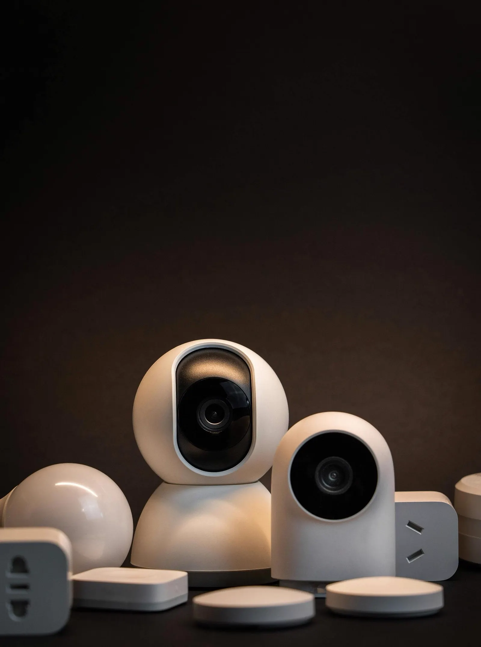Security camera monitoring a home exterior