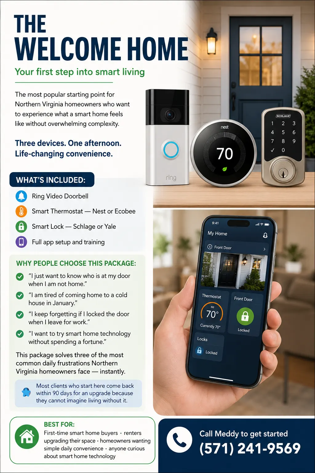 The Welcome Home smart home package