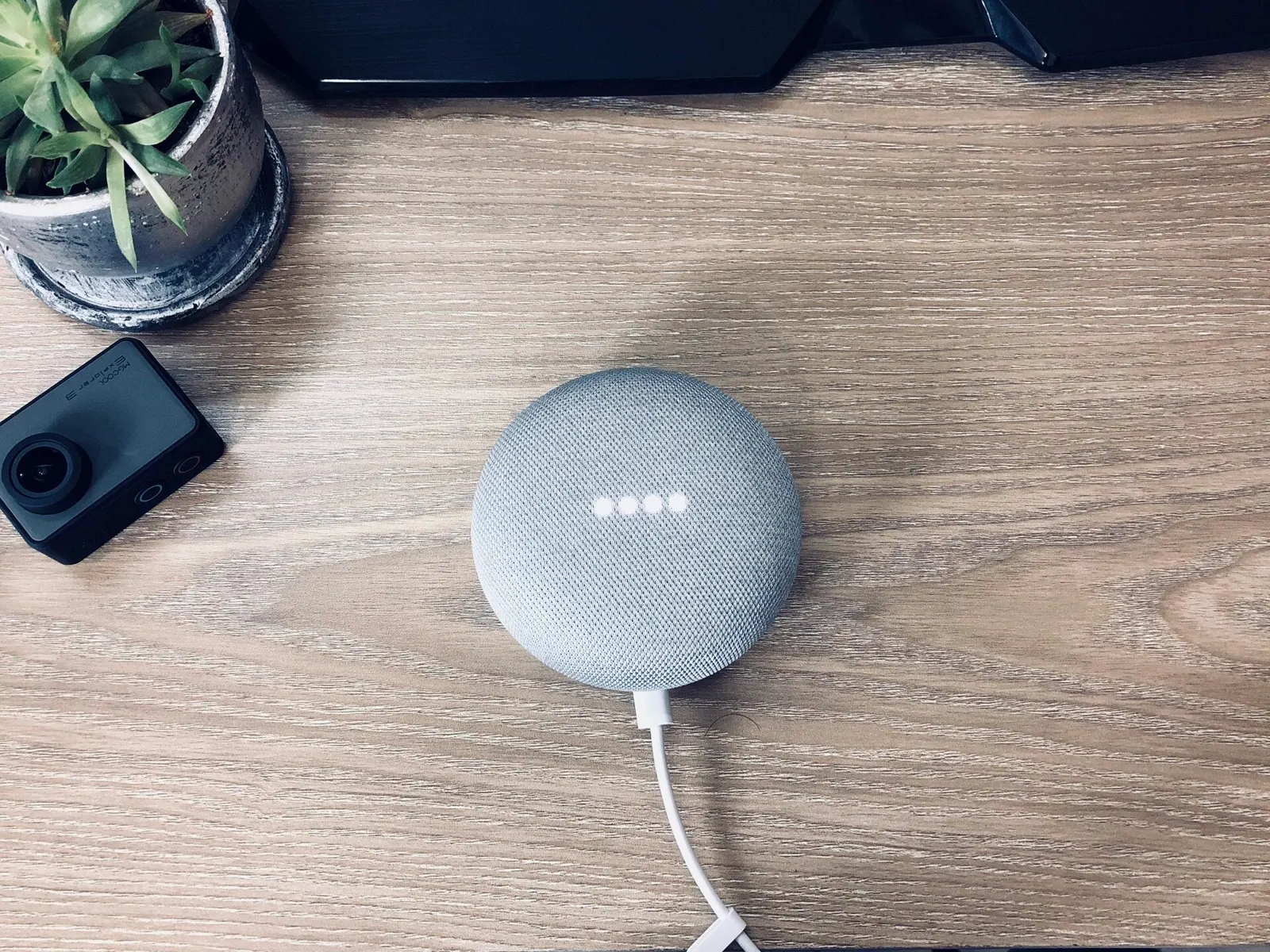 Google Nest Learning Thermostat on a wall